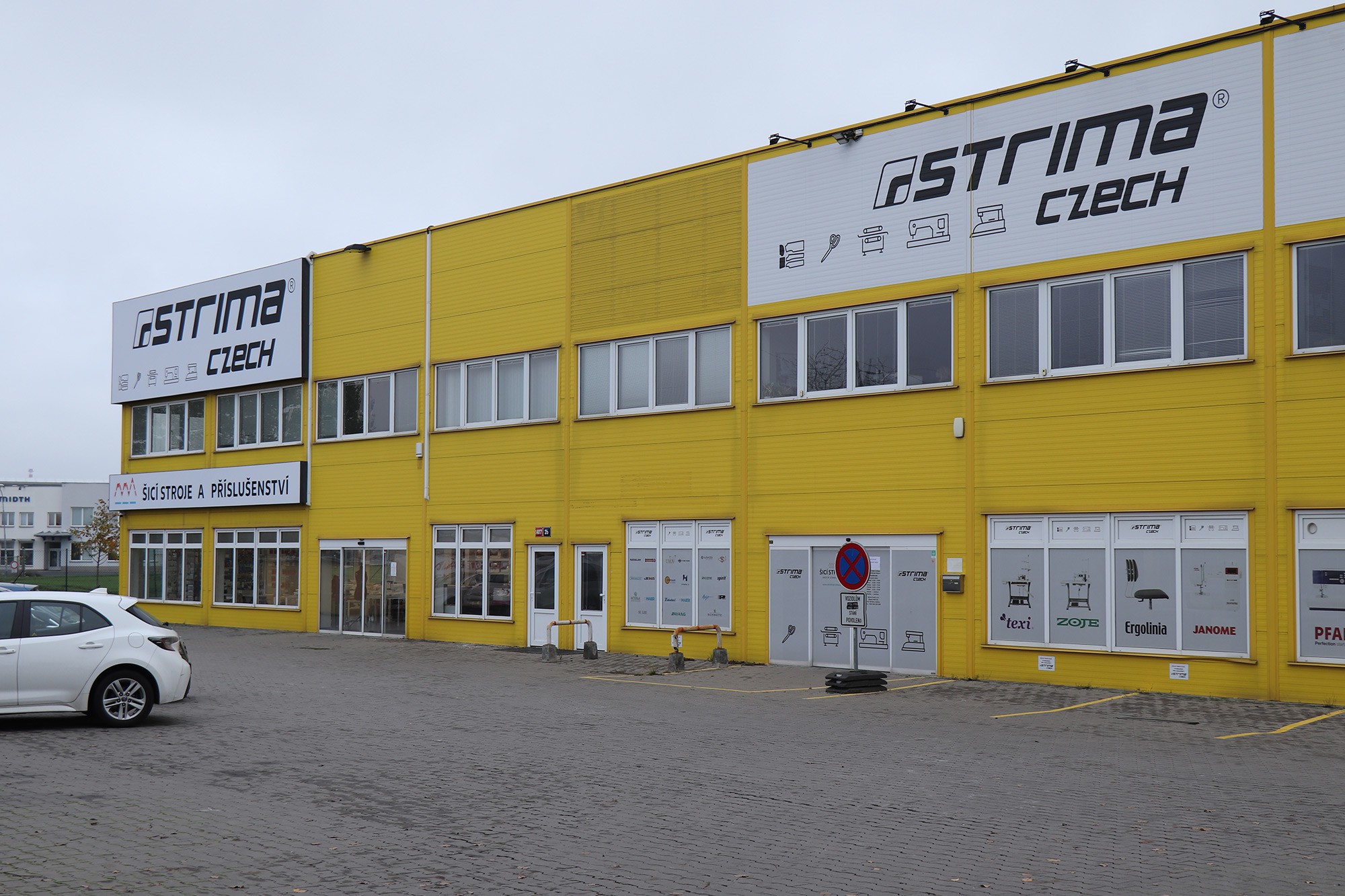 Sklad a showroom Brno Řípská