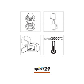 Mazivo s částicemi mědi, pro extremní teploty SPIRIT 29 - spray 400 ml