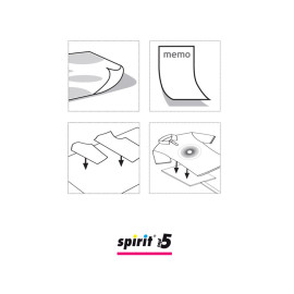 Lepidlo ve spreji dočasné SPIRIT 5 PLUS - spray 600 ml