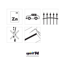 Zinek prej, proti korozi SPIRIT 94 - spray 400 ml